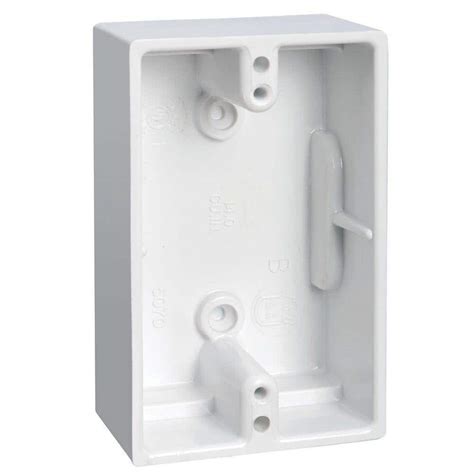 surface mounted electrical box|shallow surface mount outlet box.